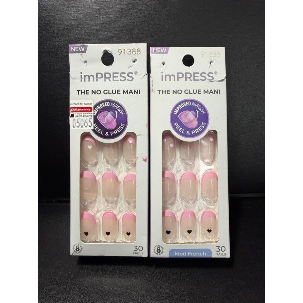 imPRESS The No Glue Mani, 30 Nails, 91389, IFM03, Fearless